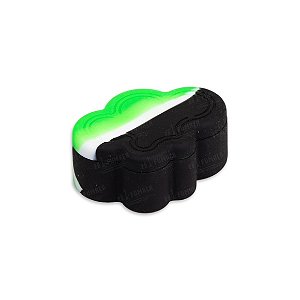 Slick Container Nuvem com Divisória 22 ml - Preto Branco Verde