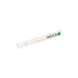 Piteira de Vidro Longa Oikos Indica 7 mm  - Dourado