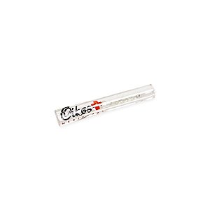 Piteira de Vidro Curta Oikos Medicinal 6 mm  c/ Esferas - Preto