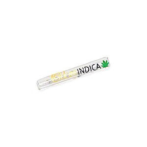 Piteira de Vidro Curta Oikos Indica 6 mm c/ Esferas - Dourado