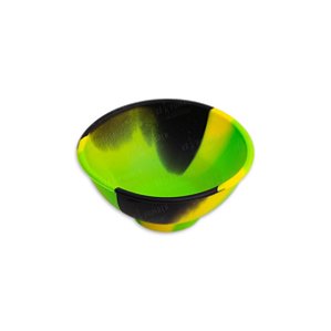 Cuia de Silicone Cultura Dab - Mix Preto Amarelo Verde