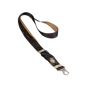 Cordão/Chaveiro Puff Life - Mix Marrom Dourado (aLeda)