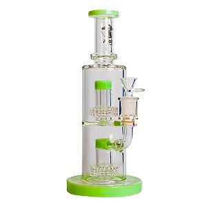 Bong de Vidro Abduzido Gold Line - Hydra 2 (Verde)