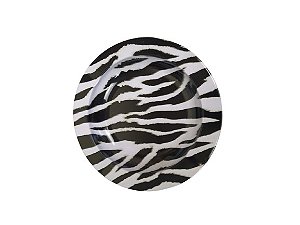 Cinzeiro de Metal Zebra - Mix Preto Branco