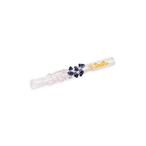 Piteira de Vidro Sadhu 6 mm Anti Stress - Mix Rosa Azul Escuro