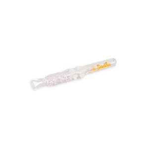 Piteira de Vidro Sadhu 6 mm Anti Stress - Mix Rosa Branco