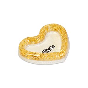 Cinzeiro Coração To Na Bê - Mix Branco Dourado