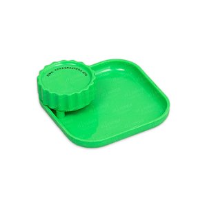 Bandeja com Dichavador de Acrílico D&k - Verde