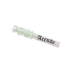Piteira de Vidro Acende 6 mm Anti Stress - Verde Claro