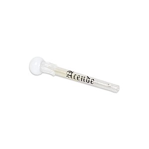 Piteira de Vidro Acende 6 mm Água Viva - Branco