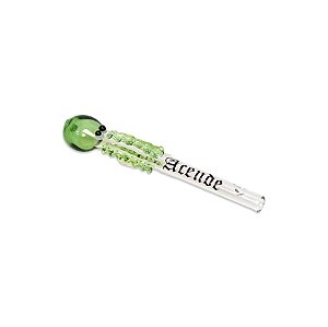 Piteira de Vidro Acende 6 mm Polvo - Verde