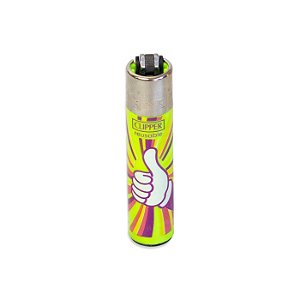 Isqueiro Clipper Grande Hippie - Verde