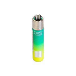 Isqueiro Clipper Grande  - Mix Verde Amarelo