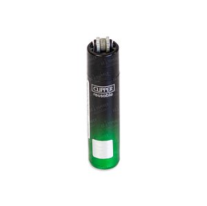 Isqueiro Clipper Grande  - Mix Preto Verde