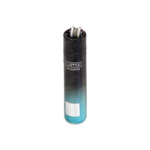 Isqueiro Clipper Grande  - Mix Preto Azul