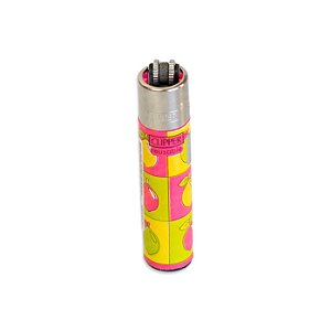 Isqueiro Clipper Grande Limão - Rosa