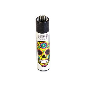 Isqueiro Grande Clipper - Caveira Mexicana VII