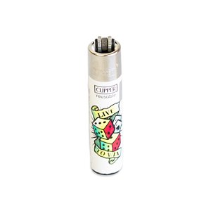 Isqueiro Clipper Grande Ink Life - Live To Win