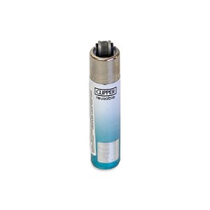 Isqueiro Micro Clipper - Mix Branco Azul