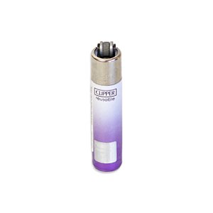 Isqueiro Micro Clipper - Mix Branco Roxo