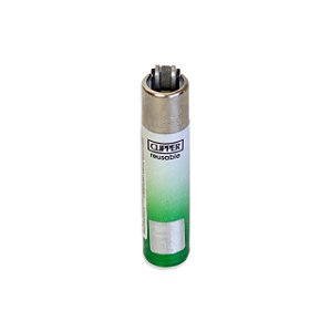 Isqueiro Micro Clipper - Mix Branco Verde