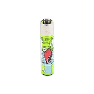 Isqueiro Clipper Grande Holidays 3A - Verde