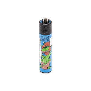 Isqueiro Clipper Grande Evil Plants - Azul
