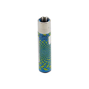 Isqueiro Clipper Grande Hypnotic 2 - Azul