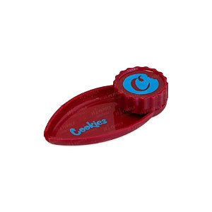 Bandeja com Dichavador de Acrílico Cookies - Vermelho