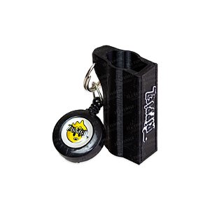 Porta Isqueiro com Chaveiro e Cordão Trippiez - Preto