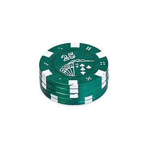 Dichavador de Metal Poker I - Verde