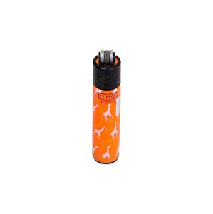 Isqueiro Micro Clipper Girafa (Wild Patern) - Laranja
