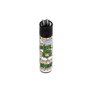 Isqueiro Clipper Grande Animal Life 4 (Disguised Sheep) - Branco