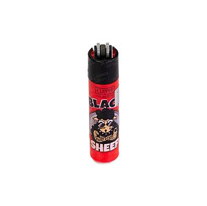 Isqueiro Clipper Grande Animal Life 4 (Black Sheep) - Vermelho