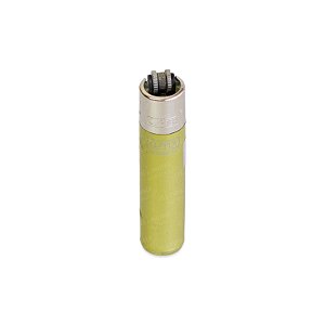 Isqueiro Clipper Grande Metalizado - Amarelo Pastel