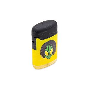 Isqueiro Maçarico Zengaz Alien Dreadlocks - Mix Amarelo Preto