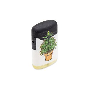 Isqueiro Maçarico Zengaz Weed Tree - Mix Branco Preto