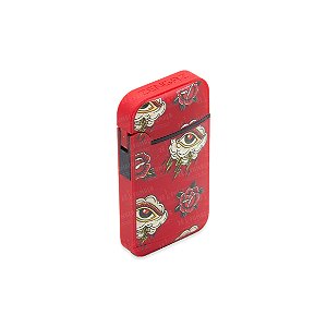 Isqueiro Maçarico Zengaz Rain Cloud Eye - Vermelho