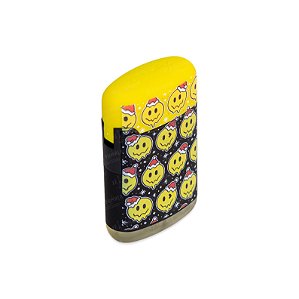 Isqueiro Maçarico Zengaz Natal Melting Smile - Mix Preto Amarelo