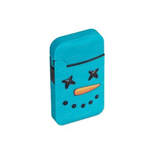 Isqueiro Maçarico Zengaz Natal Boneco de Neve - Azul