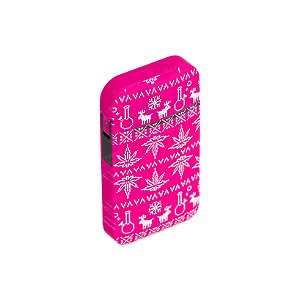 Isqueiro Maçarico Zengaz Natal Enfeites - Rosa