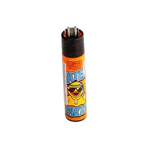 Isqueiro Clipper Grande Animal Life 2 - Water Party (Laranja)