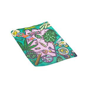 Bag Grande Zip Lock com Sistema Hermético G-Rollz - Cannabis