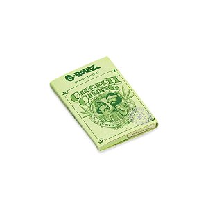 Seda G-Rollz Green Hemp 1 1/4 com Piteiras e Bandeja - Cheech & Chong 1