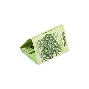 Seda G-Rollz Green Hemp 1 1/4 com Piteiras e Bandeja - Cheech & Chong 4