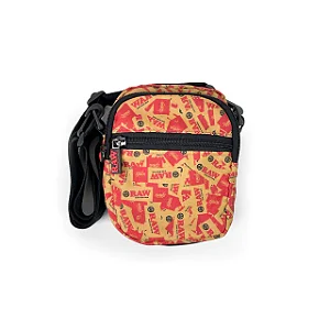Shoulder Bag Collab RAW x Weedz - Mix Bege Vermelho