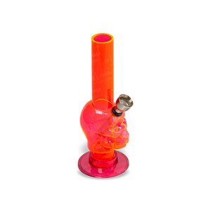 Bong de Acrílico - Caveira (Rosa)