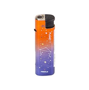 Isqueiro Maçarico Firestar Signos (Libra) - Mix Laranja Azul
