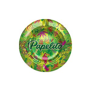 Cinzeiro de Alumínio Papelito - Fauna e Flora (Verde)