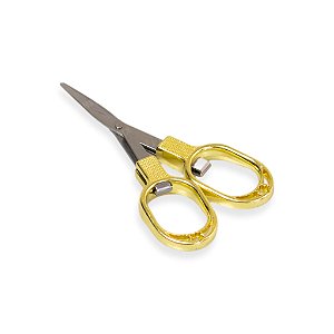 Tesoura Abduzido Dobrável Prime - Dourado